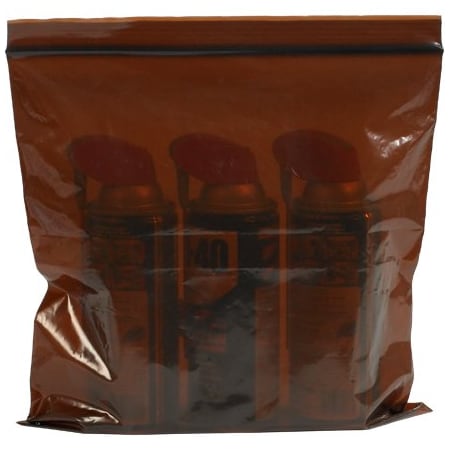 Bsc Preferred 12 x 12'' - 3 Mil Minigrip Reclosable Lab Guard UV Protection Bags, 500PK MGLG109